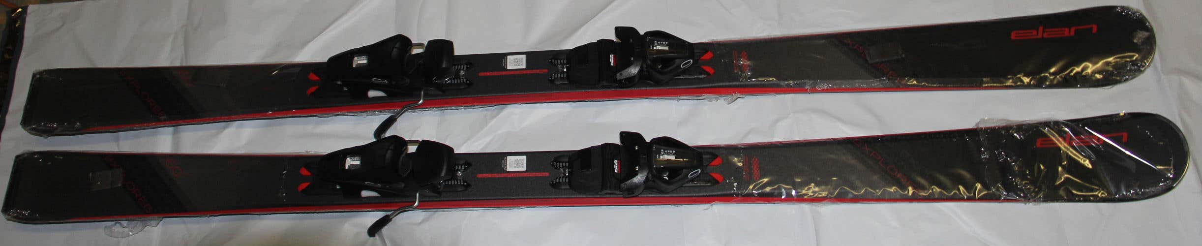 NEW Elan Explore 6 red 160cm skis men's with EL 9.0 GW size adjustable bindings