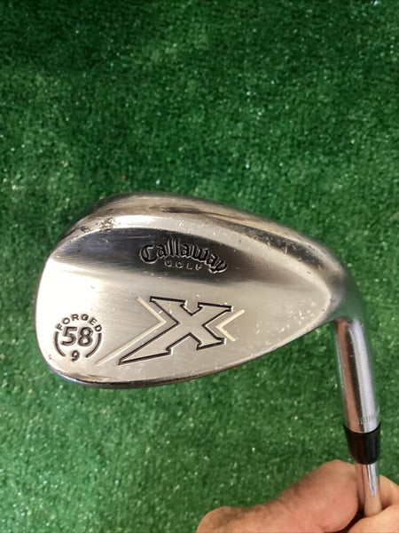 Callaway X Forged Vintage 58-9 58° LW Lob Wedge Stepped Steel