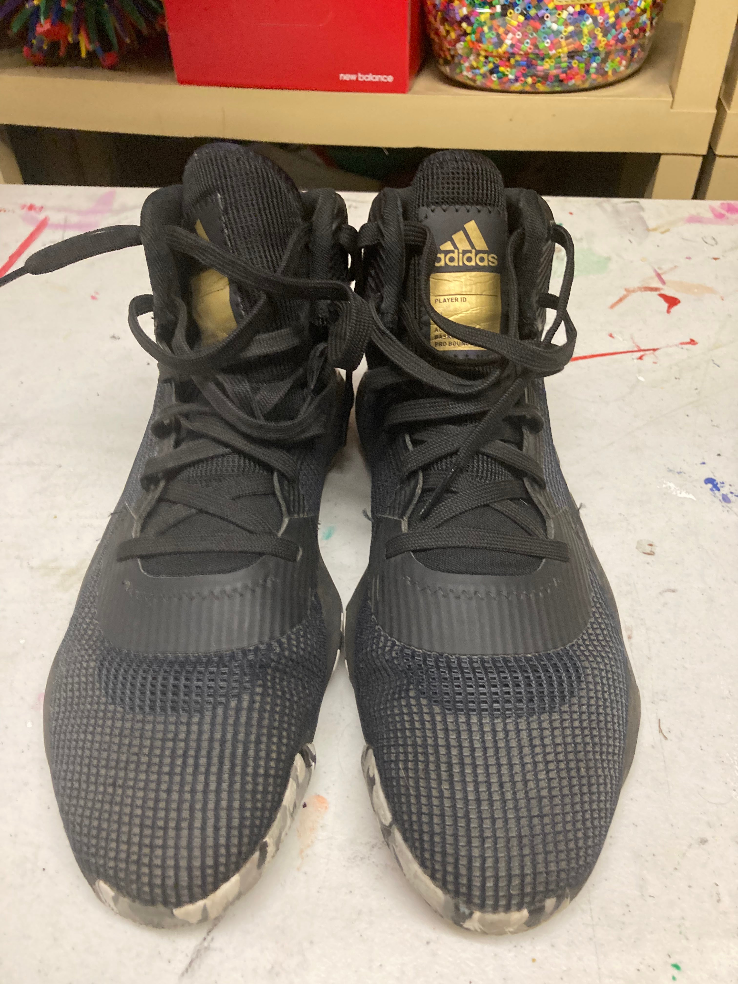  adidas New Men's NXT LVL SPD V Basketball Shoe Black/Grey 13