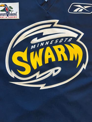 MInnesota Swarm game worn Box Lacrosse Jersey
