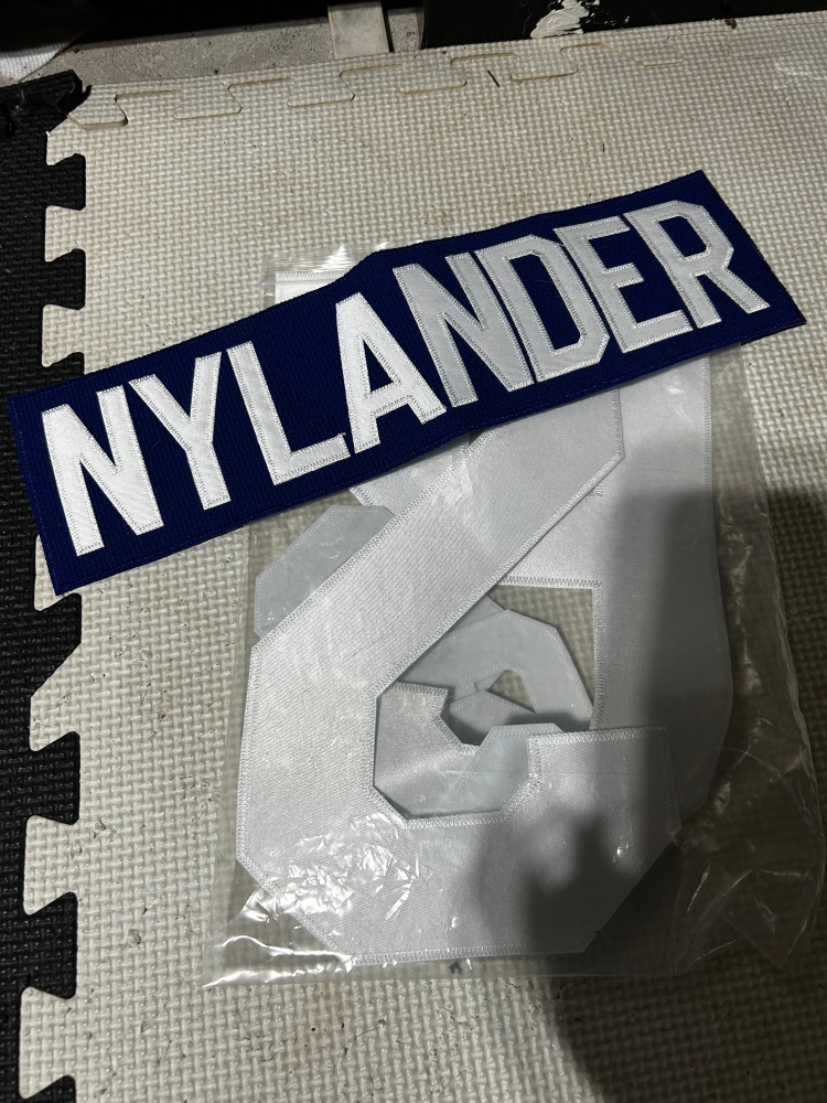 Nylander name plate and numbers kit