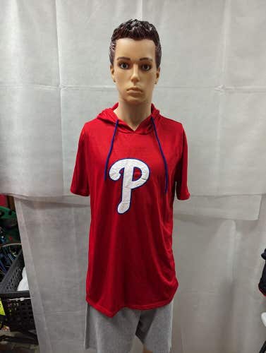 Philadelphia Phillies SGA Hooded Shirt L MLB