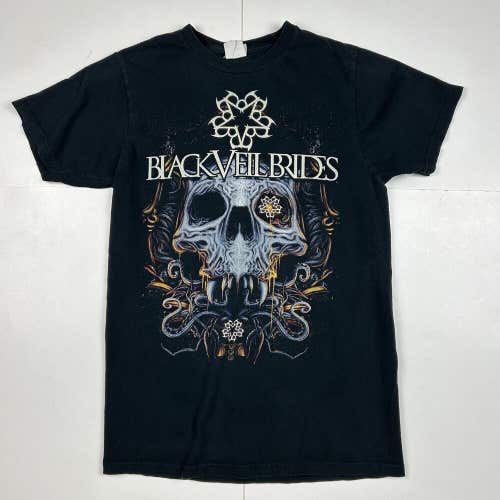 Black Veil Brides Rock Metal Band T-Shirt Graphic Skull Tour Merch Men Sz M