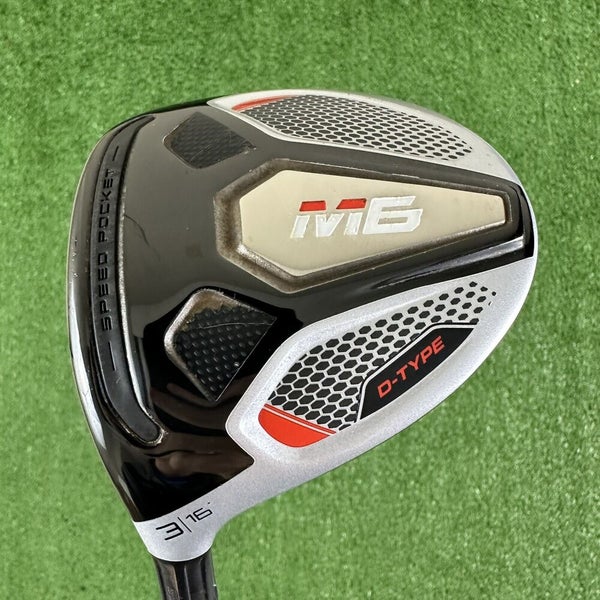 TaylorMade M6 D-Type 16* Left Hand 3 Wood Even Flow 5.5 Regular