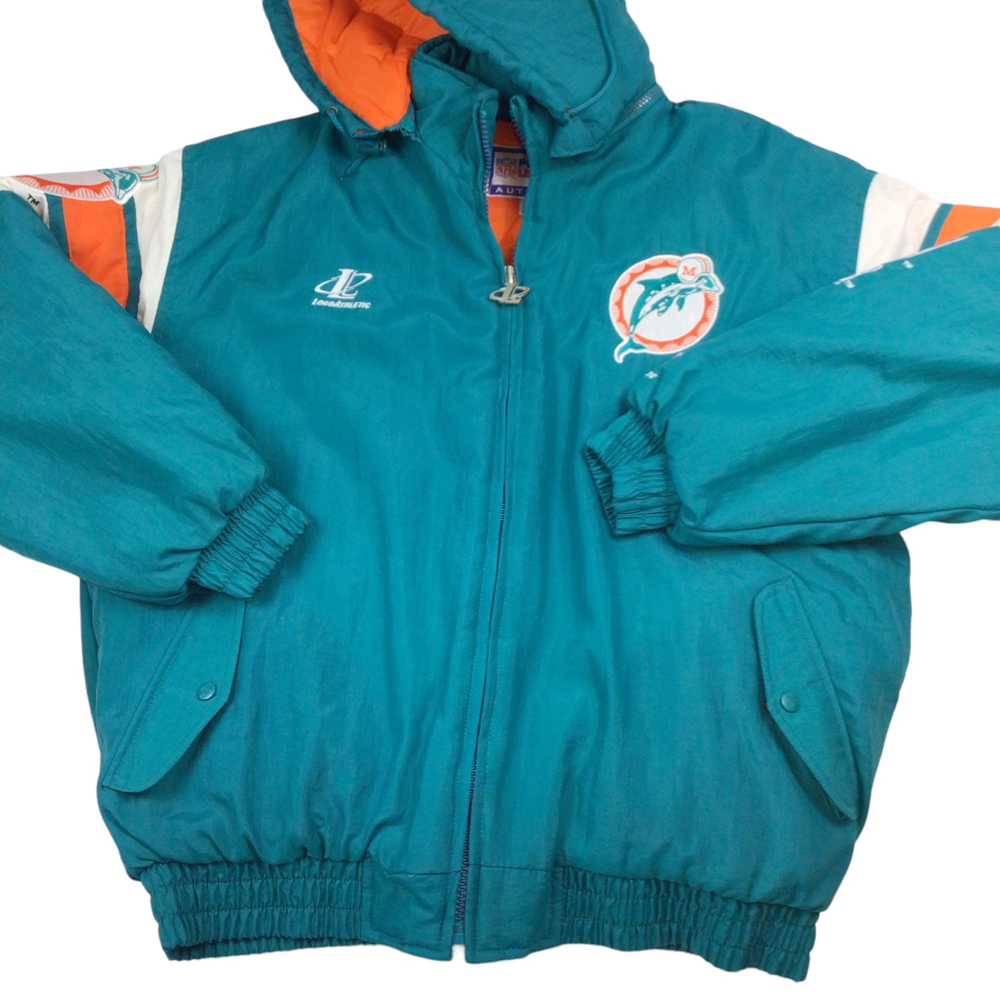 Vintage Starters Miami Dolphins jacket reverseble