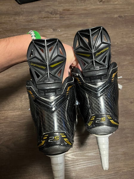 Used Bauer Regular Width Pro Stock Size 7 Supreme 2S Pro Hockey Skates