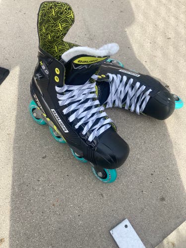 Senior Bauer Regular Width Size 9.5 Vapor X3.5 Inline Hockey Skates