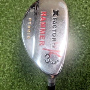 X Factor Hammer 3 3Hybrid 20* / RH / Regular Graphite ~42.25" / NEW GRIP /jd1303