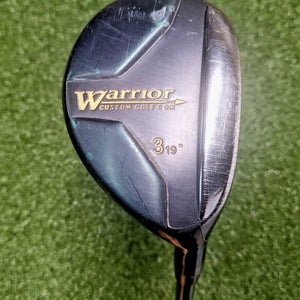 Warrior Custom Golf 3 Hybrid 19* RH/ Regular Graphite ~40.25" / NEW GRIP /jd1304