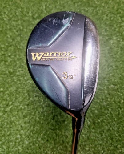 Warrior Custom Golf 3 Hybrid 19* RH/ Regular Graphite ~40.25" / NEW GRIP /jd1304