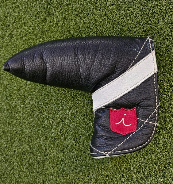 iliac Golf Royal Pitch Black + Pure White Blade Putter Headcover-BRAND NEW!