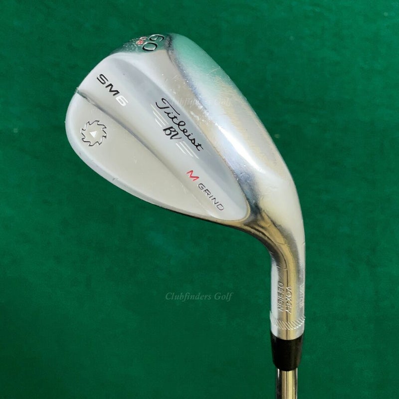 Titleist Vokey SM6 M Grind Tour Chrome 60-8 60° Lob Wedge Steel