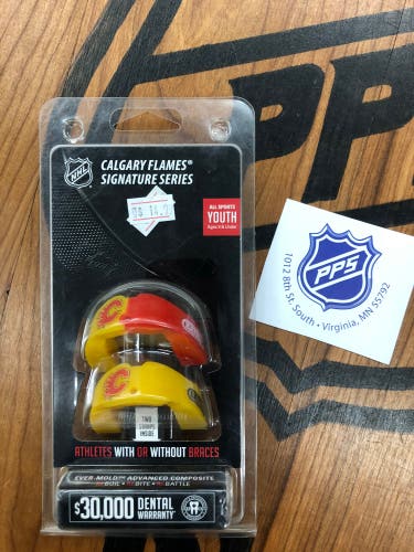New NHL Youth Mouthguards Calgary Flames.