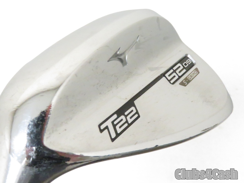Mizuno T22 Wedge Chrome S Grind Dynamic Gold Tour Issue S400 52° 08  LEFT LH