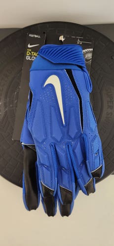 Blue New Adult Large Nike D-TACK 6.0 Gloves
