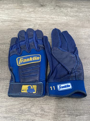 MLB Issued #11 New Large Franklin Batting Gloves