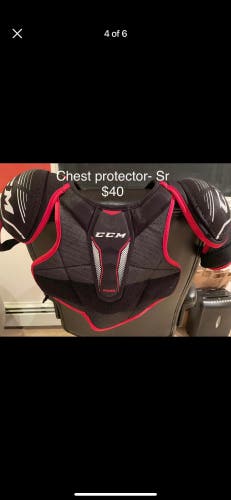 ccm hockey chest protector SR