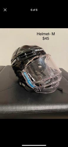 Used Medium Bauer  Helmet