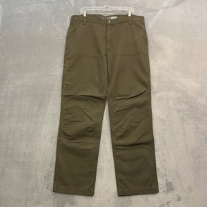 Carhartt Men 38x32 Rugged Flex Relaxed Fit Canvas Double Front Utility BN2802-M