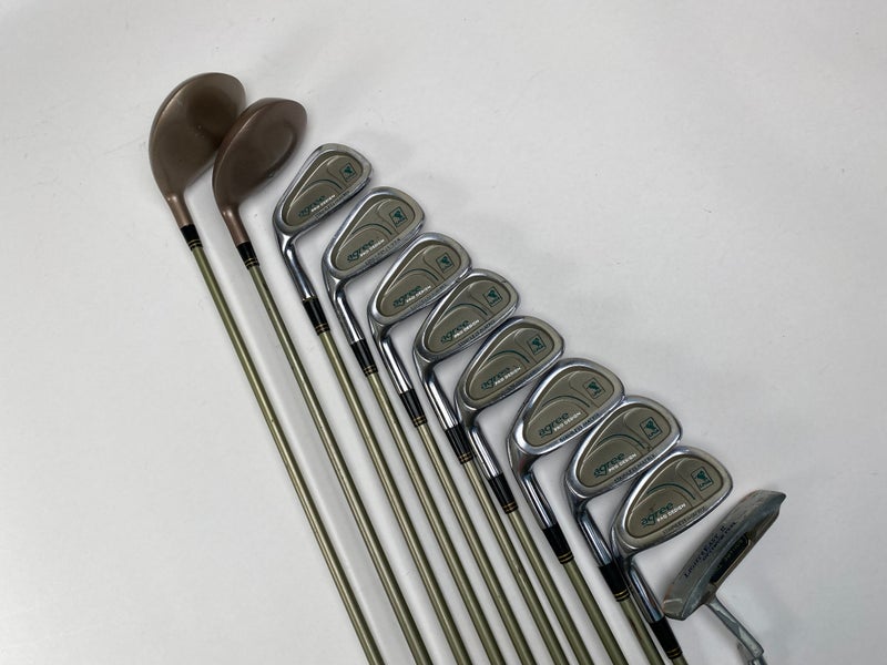 LPGA Agree Pro Design Club Set 3W 5W 4-PW SW Putter Ladies Graphite LH