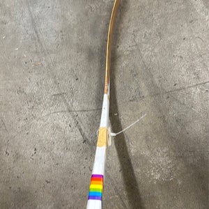 Used Senior Wooden Fiberglass Left Hockey Stick 64"