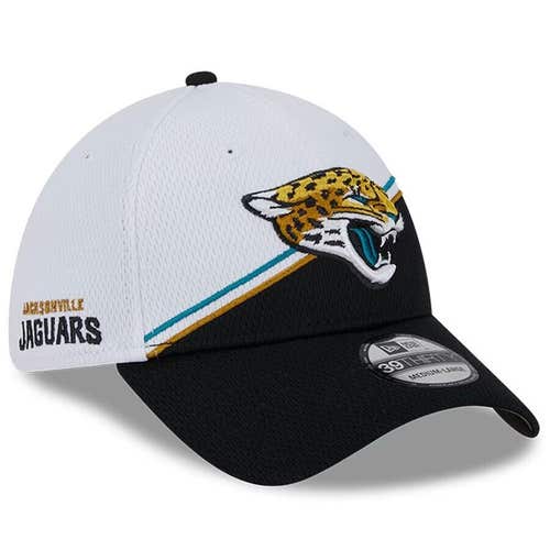 2023 Jacksonville Jaguars New Era 39THIRTY NFL Sideline On-Field Cap Flex Hat