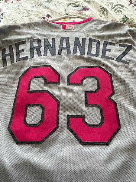 RARE Pink Mother's Day GAME USED JERSEY Minnesota Twins MLB