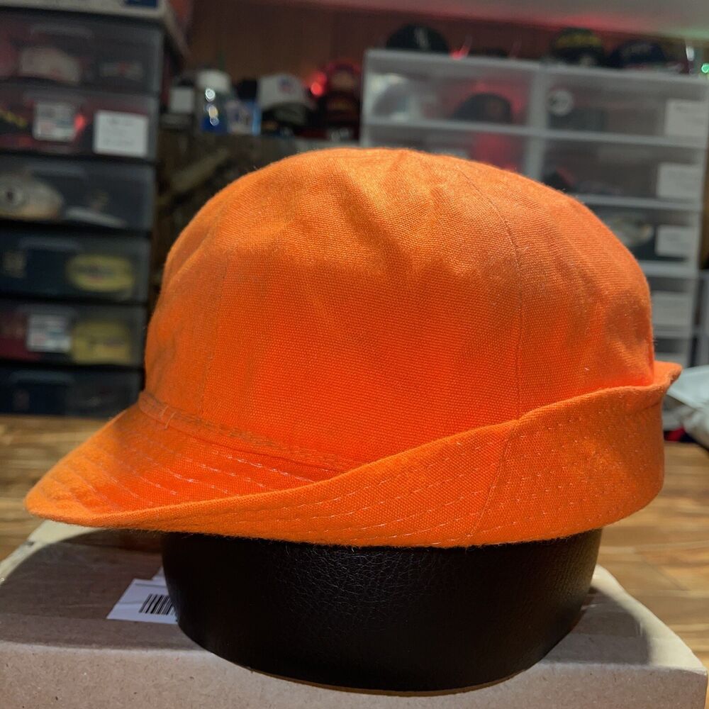 Vintage Original Jones Bucket Hat Cap Blaze Orange 3M GoreTex Thinsulate Large SidelineSwap