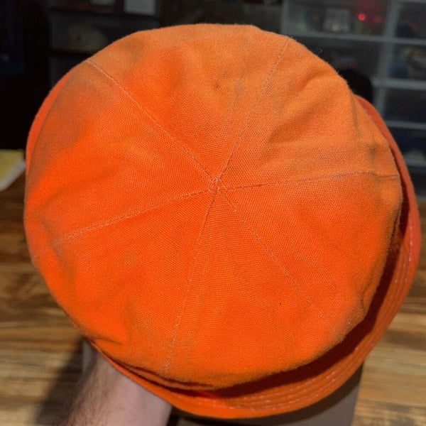 Vintage Original Jones Bucket Hat Cap Blaze Orange 3M Gore-Tex Thinsulate  Large