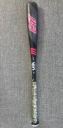 Used  Marucci (-11) 16 oz 27" Cat USA Bat