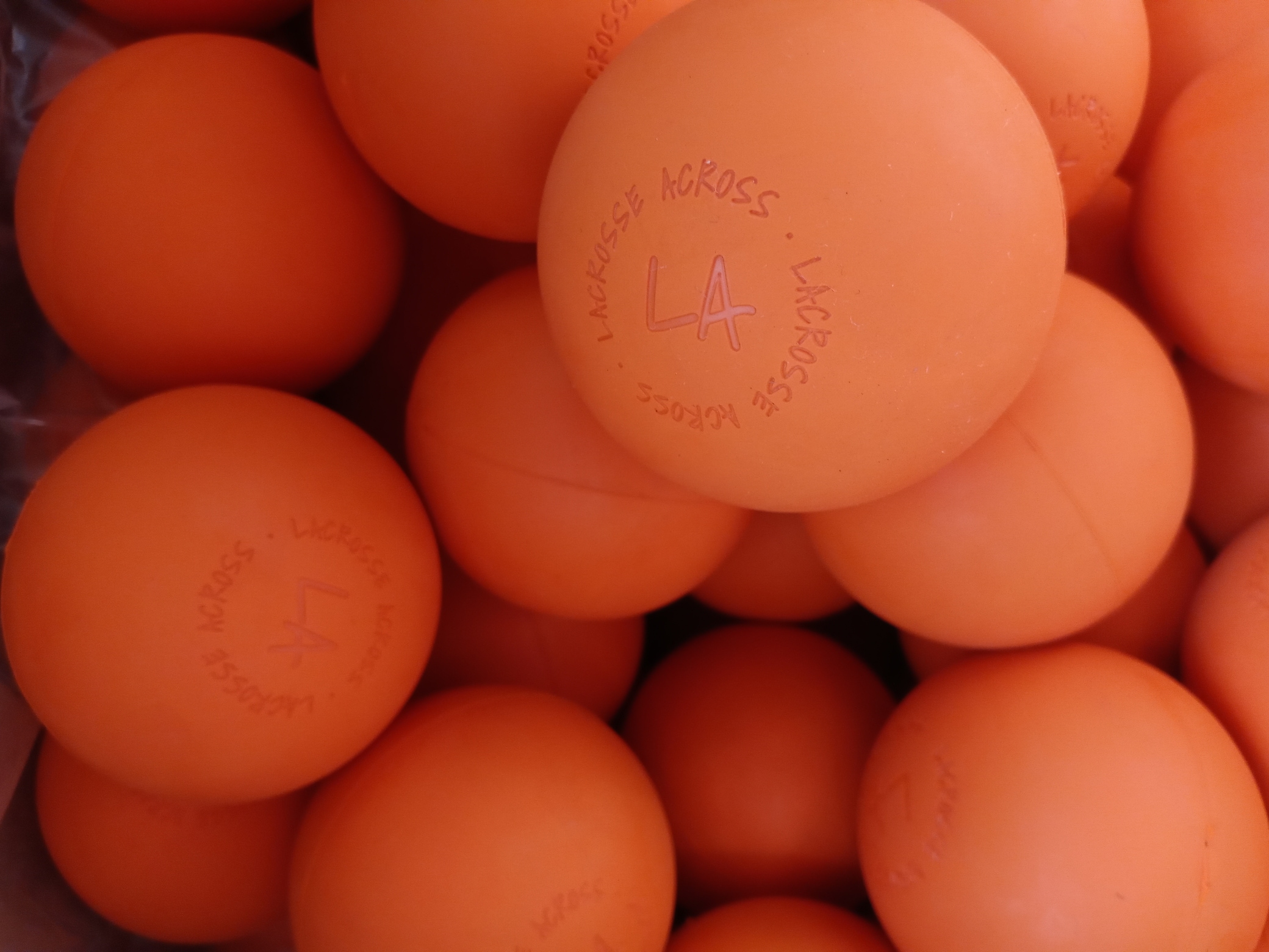 12 Brand New Orange Lacrosse Balls