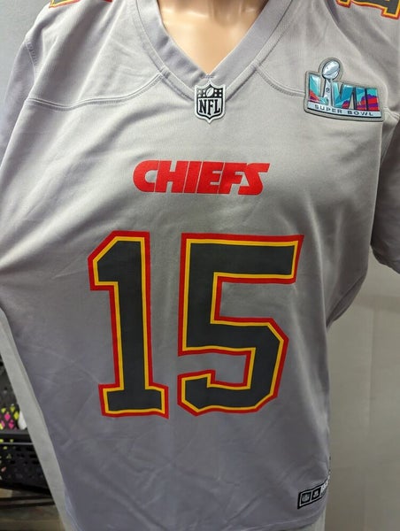 Men's Nike Patrick Mahomes White Kansas City Chiefs Super Bowl LVII Name &  Number Long Sleeve