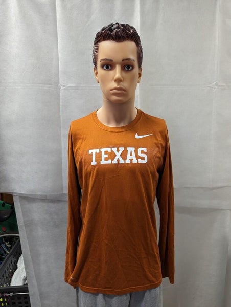 Men's Nike Texas Orange Texas Longhorns Baseball Plate Performance T-Shirt