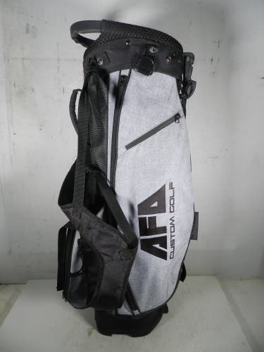 2019 AFO Custom Golf N7 Stand Carry Golf Bag with Dual Carry Strap 5 Way Divider