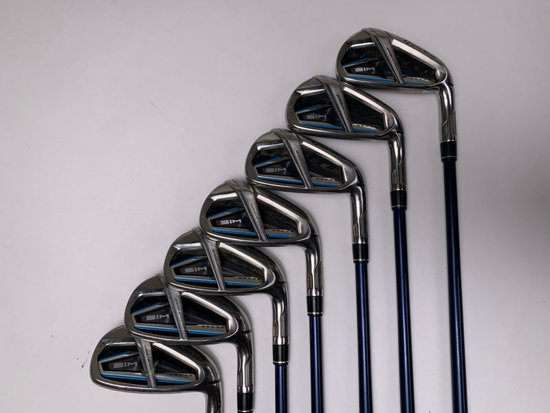 Taylormade SIM2 MAX Iron Set 5-PW+AW Fujikura Ventus Blue 6R