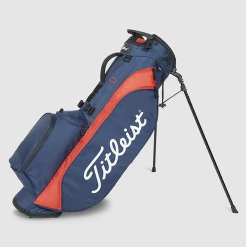 Titleist Players 4 Stand Bag (4-way top, Navy/Red) 2023 NSW