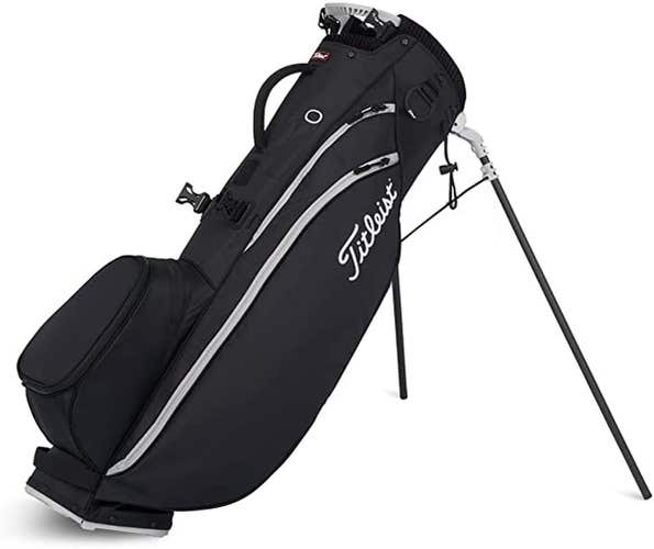 Titleist Players 4 Carbon Stand Bag (4-way top, Black/Gray) 2022 NSW