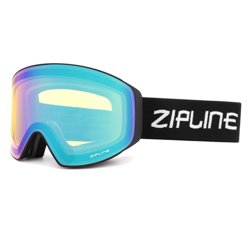 New ZiplineSki 'Podium XT' Goggles - Black Frame - Skyburst Lens