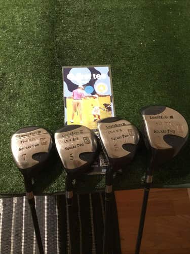 Square Two Left Handed Ladies Light III & Easy Driver 3-5-7 Woods Set