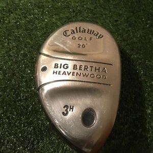Callaway Big Bertha Heavenwood 3 Hybrid 20* Uniflex Steel Shaft