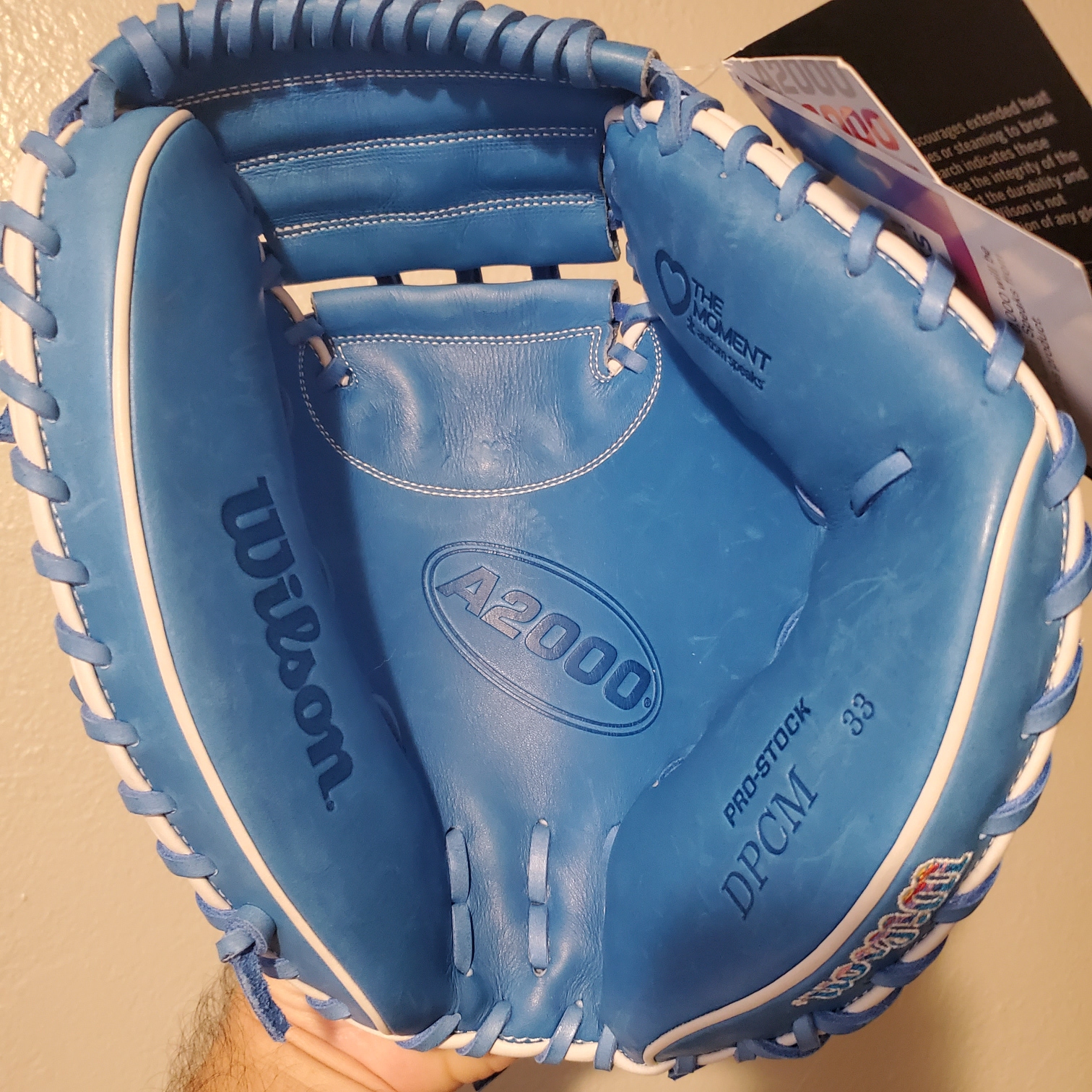 New Wilson Right Hand Throw Catcher's A2000 Baseball Glove 33"