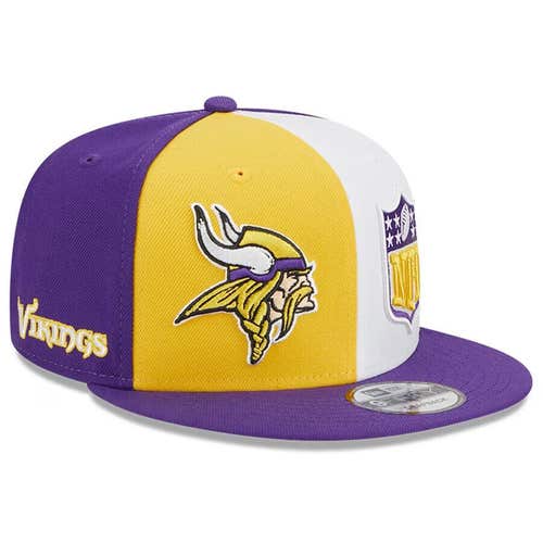 2023 Minnesota Vikings New Era 9FIFTY NFL On-Field Sideline Snapback Hat Cap