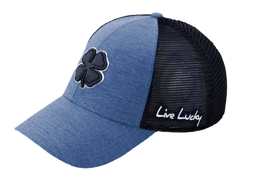 NEW Black Clover Live Lucky Perfect Luck 7 Navy Fitted S/M Golf Hat/Cap