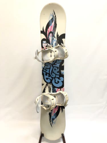 144cm Fly Girl Missy Snowboard with Bindings