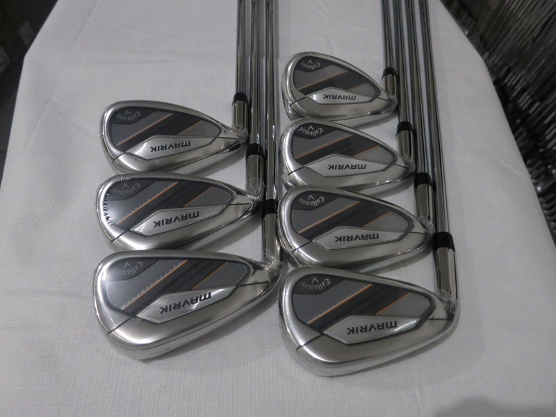 Callaway Mavrik Iron Set - 6-PW, AW, GW - Elevate 95 Regular Steel