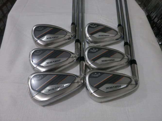 Callaway Mavrik Iron Set - 6-PW, AW - Elevate 95 Regular Flex Steel - NEW - LH