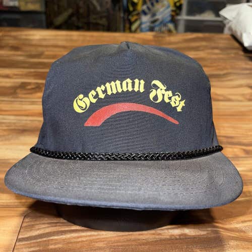 Vintage German Fest Hat Snapback Trucker Cap Milwaukee Wisconsin