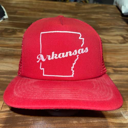 Vintage Arkansas State Razorbacks Snapback Trucker Cap Hat