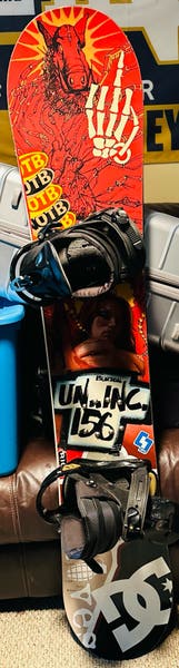 Rare Burton Un..INC 156 Snowboard With Burton Custom Bindings |  SidelineSwap | Buy and Sell on SidelineSwap