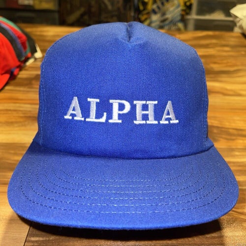 Vintage Alpha Snapback Hat